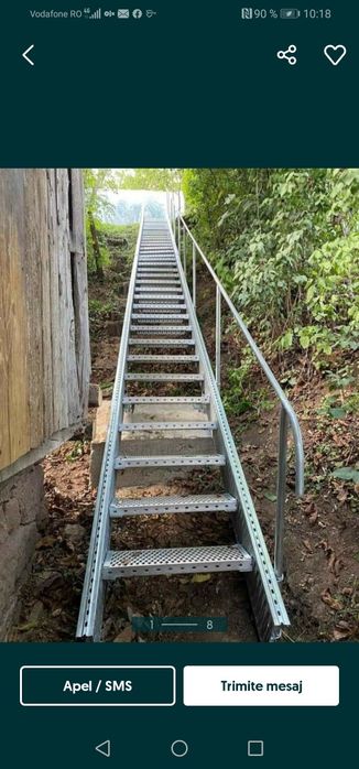 Scara metalica zincata