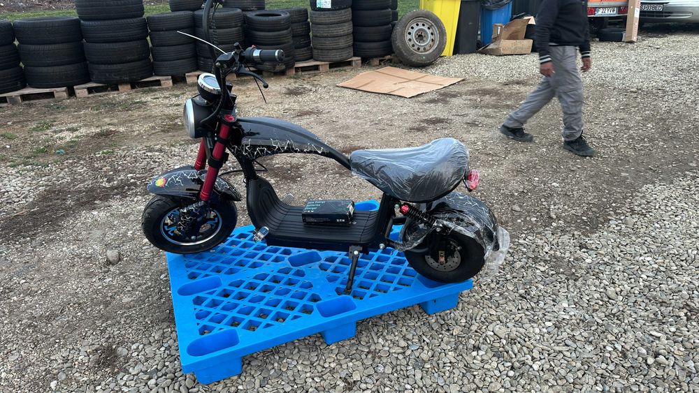 Scuter Electric, SHANSU CHOPPER, 20A, 60 V, 1500W, FARA PERMIS -16 ANI