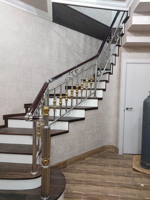 Perila iz nerjaveyki-GOLD CRYSTAL