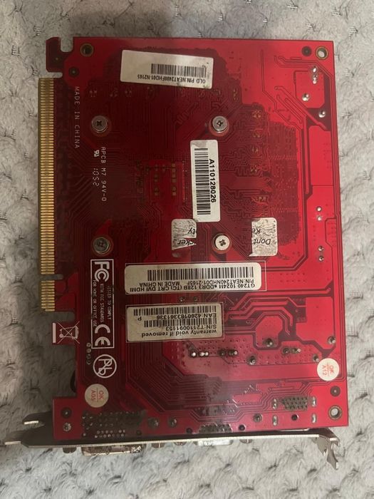 NVIDIA GeForce GT 240 — 1GB DDR3 (рабочая, недорого)