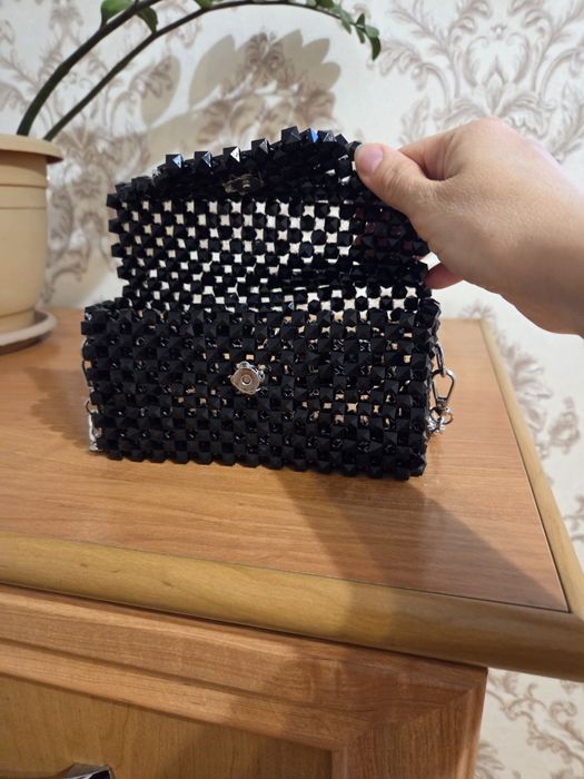 Сумочка из бусины.Новая.