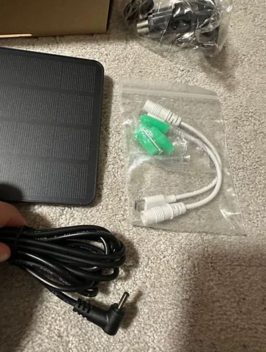 Panou solar camera video nou