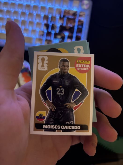 sticker moises caicedo extra sticker bronz 2026