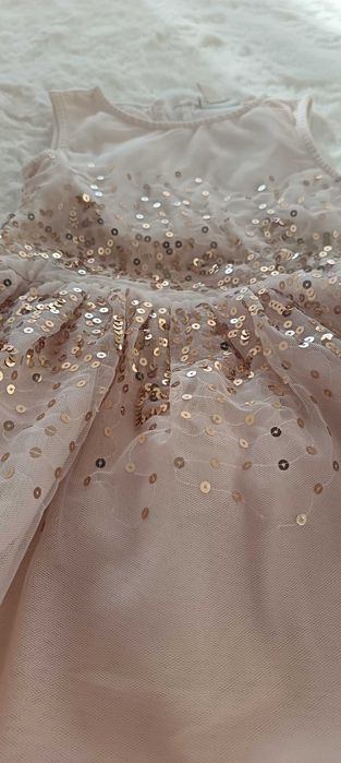 Детска рокличка 116 р с пайети+ Мики маус