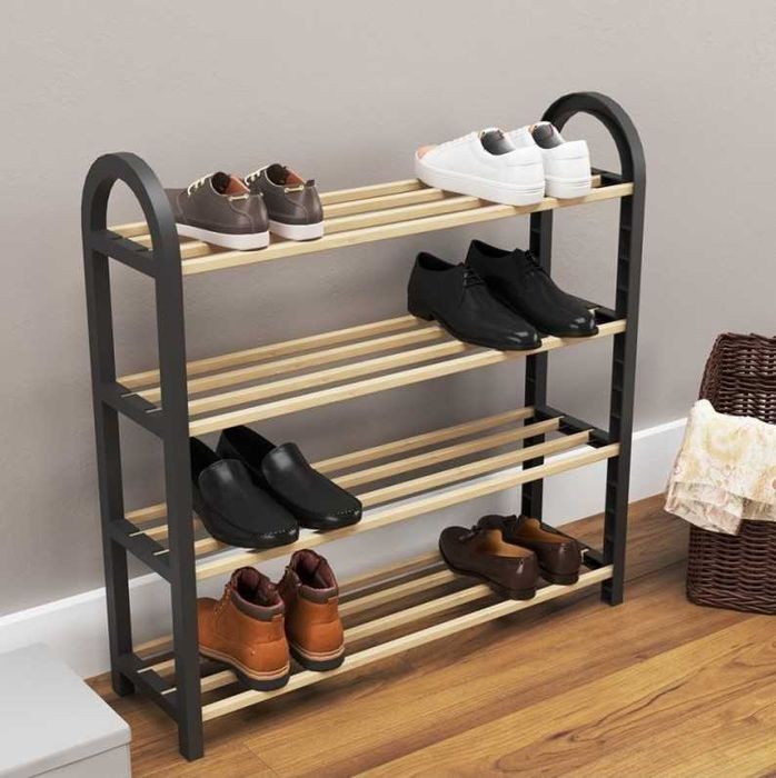 Suport pantofi cu 4 rafturi pentru incaltaminte organizator pentru hol
