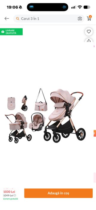 Carut 3/1  babynest