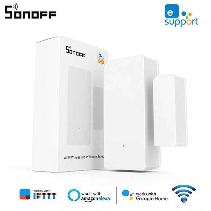 Sonoff Smart WiFi алармен магнитен датчик за врата или прозорец