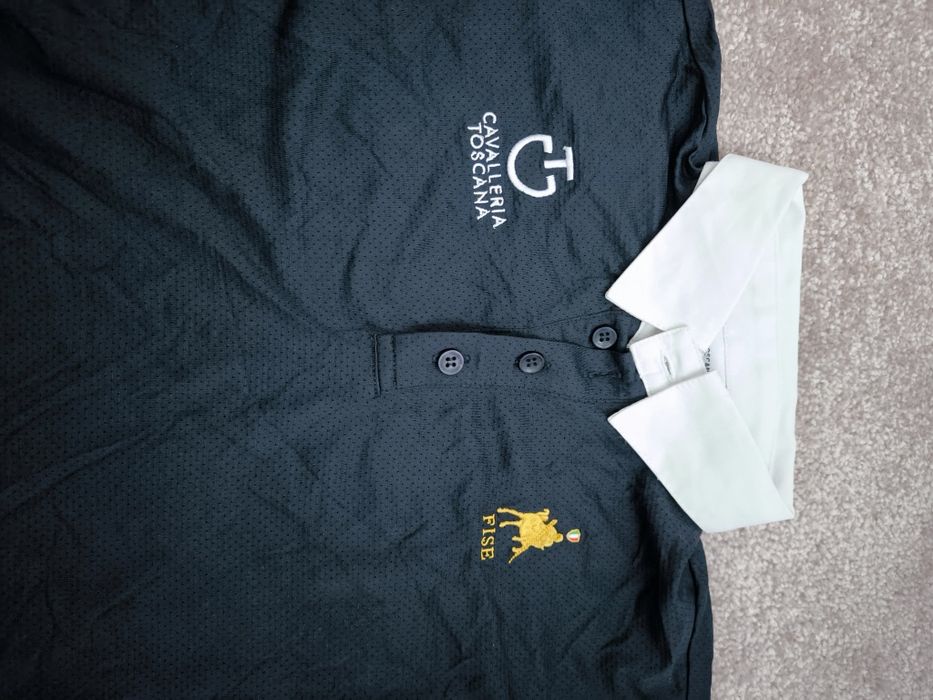Polo tricou echitatie Cavalerria Toscana x fise  12 ani