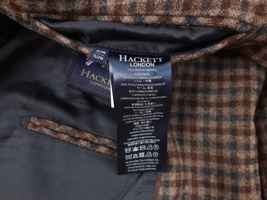 Hackett London Gun Club - Оригинално мъжко сако размер 52 / L
