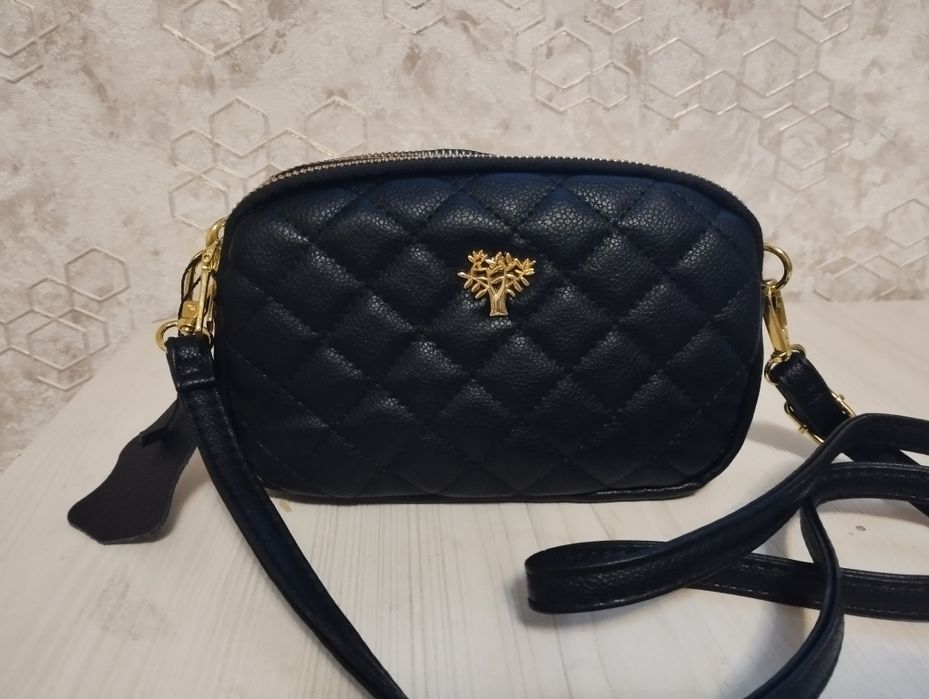 Сумка клач женская кожа