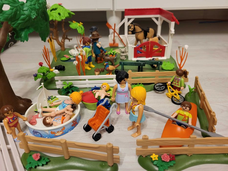 Pachet 2 Seturi Barbie Cofetar si Pizzerie Seturi Playmobil