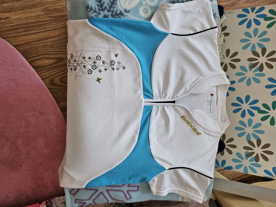 Echipament tenis 9 piese , 164 /14 ani, fusta Roland Garros , Babolat