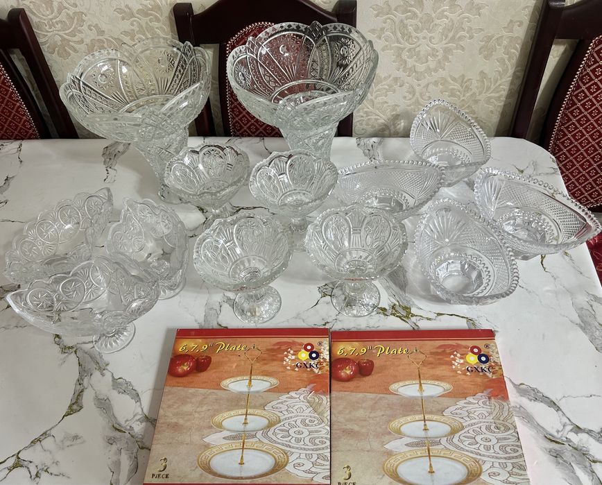 Конфетницы, этажерки, салатницы