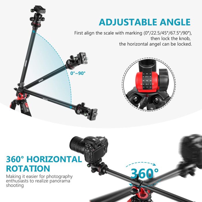 PRO ТРИПОД. 200см +Вертикално Рамо. Стойка. Камера. Видео. Фото.