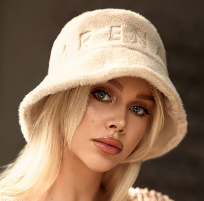 Шапка Zarena teddy плюш