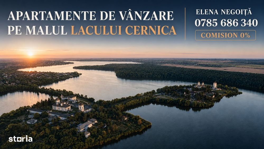 Apartament 3 camere pe malul Lacului Cernica - Comision 0%, Parcare