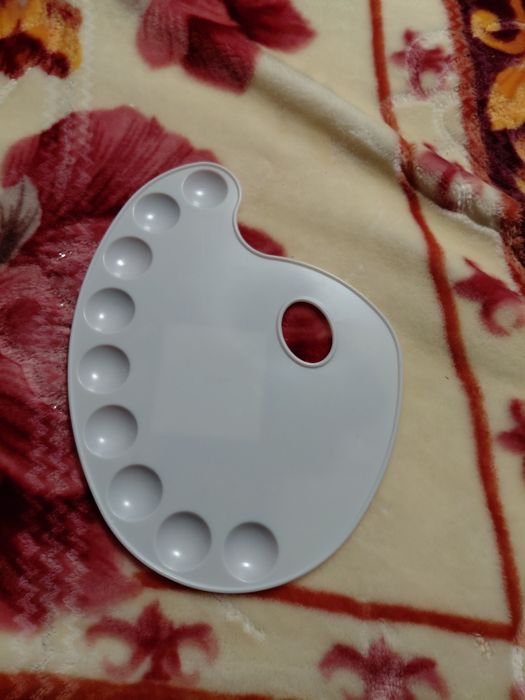 Paletă de pictat cu etichetă