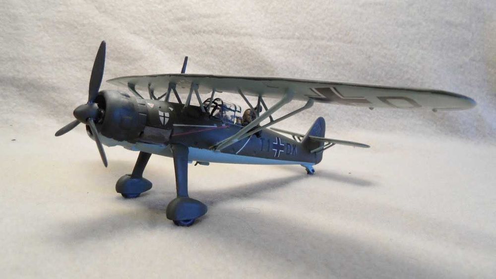 Сборная модель самолета Хеншель Hs-126 (MATCHBOX 1:72)