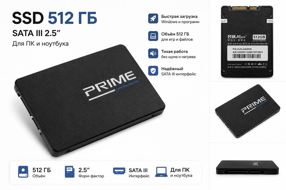 Ssd 512 гб sata lll 2.5