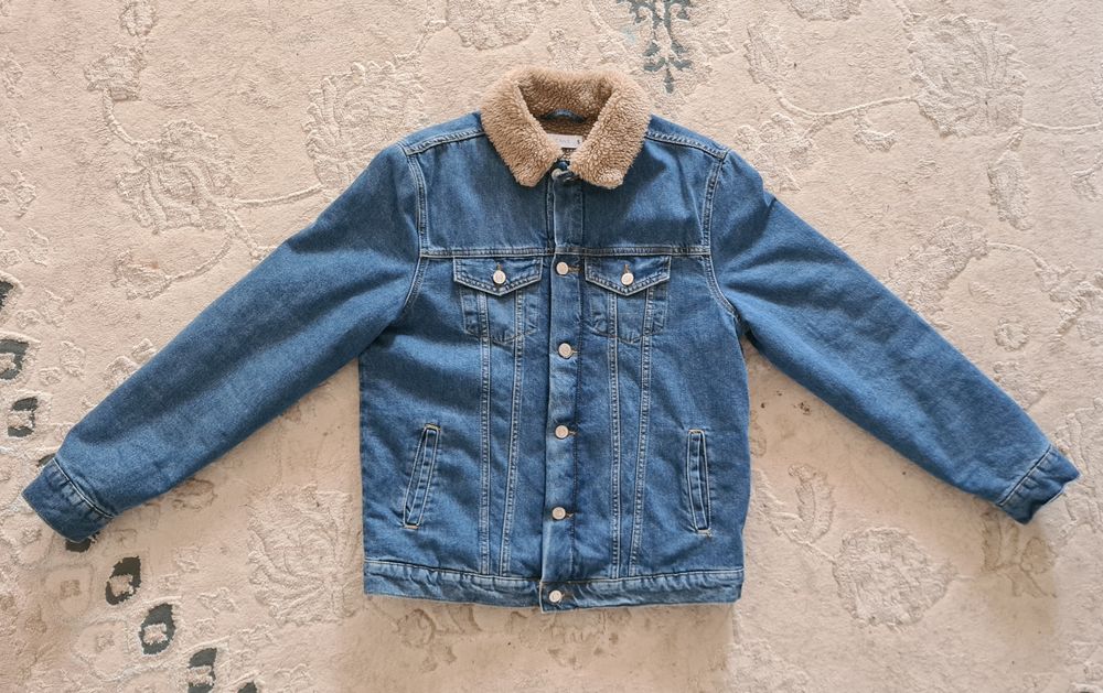 Мужской джинсы куртка