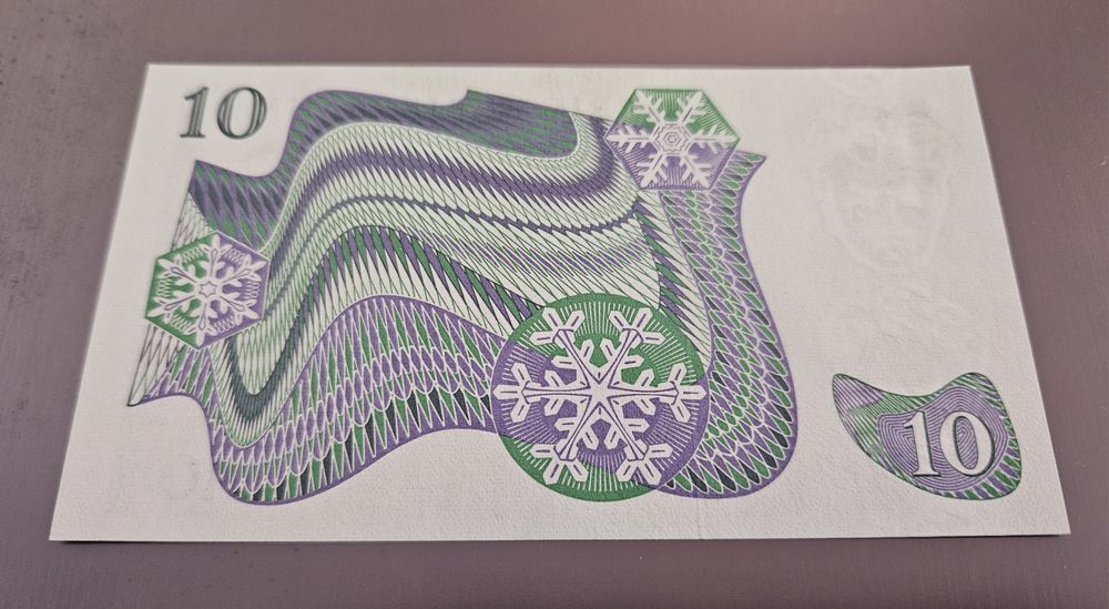 Банкнота Швеция 10 крони 1981