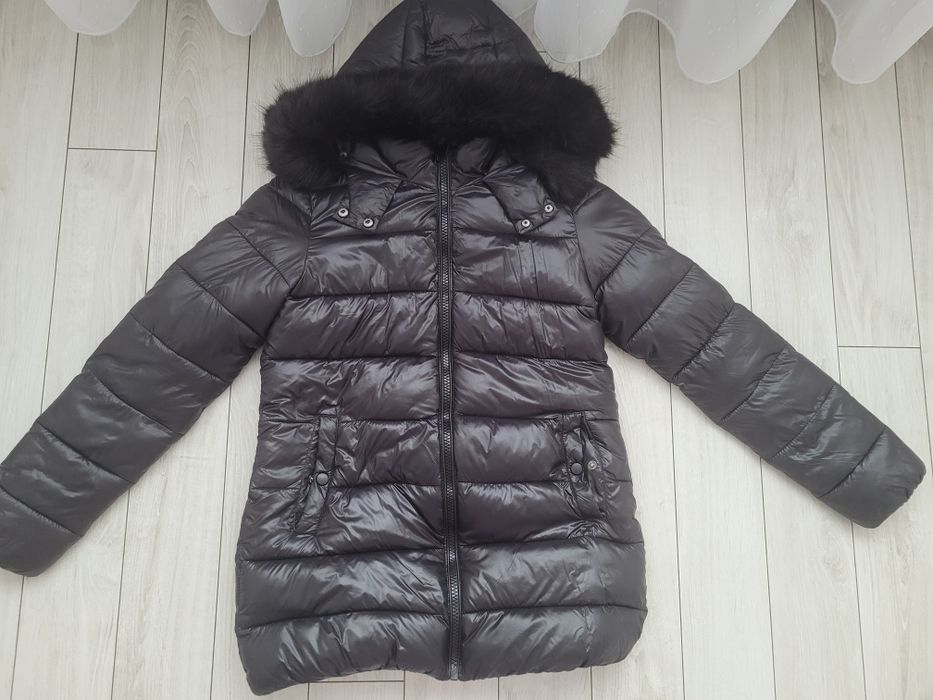Geaca neagra groasa marime M