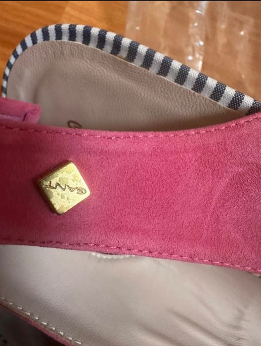 Pantofi decupati spate/sandale Gant piele 41 noi