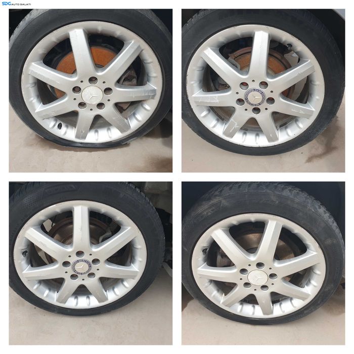 Set 4 Jante Janta Roata Roti Aliaj 215 45 17 R17 ZR17 Mercedes Clasa A Class W168 1998 - 2004 [K9494]