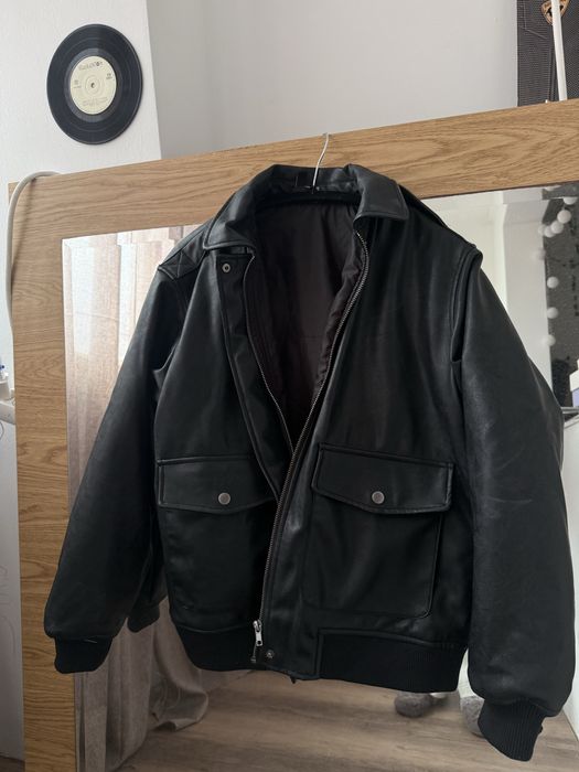 Овърсайз кожено яке