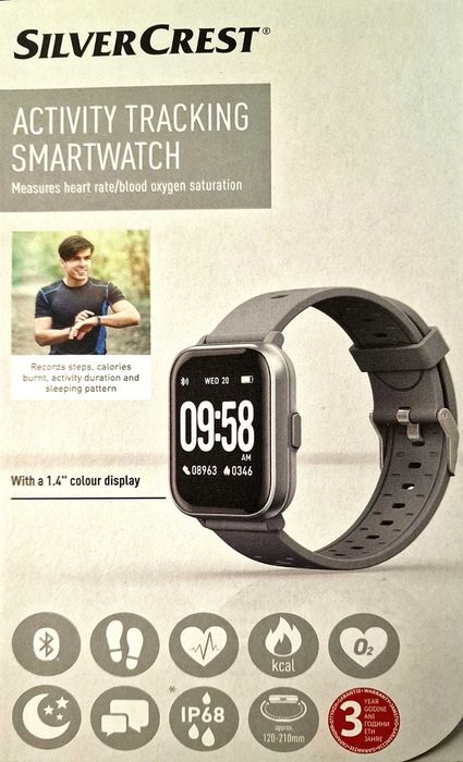 Ceas inteligent, smartwatch superb, NOU, SIGILAT, realizat in Germania
