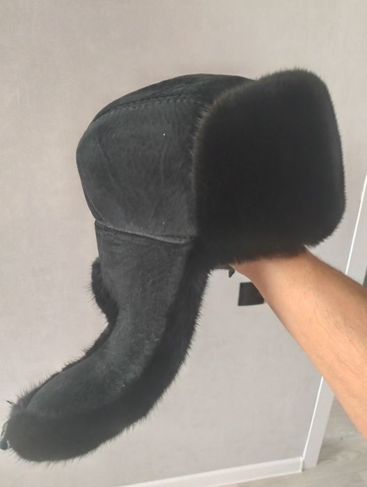 Шапка ушанка натуральная