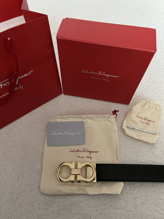 Vand curea Ferragamo Gold Full Box