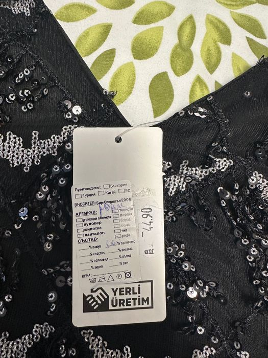 Черна рокля-ефектна