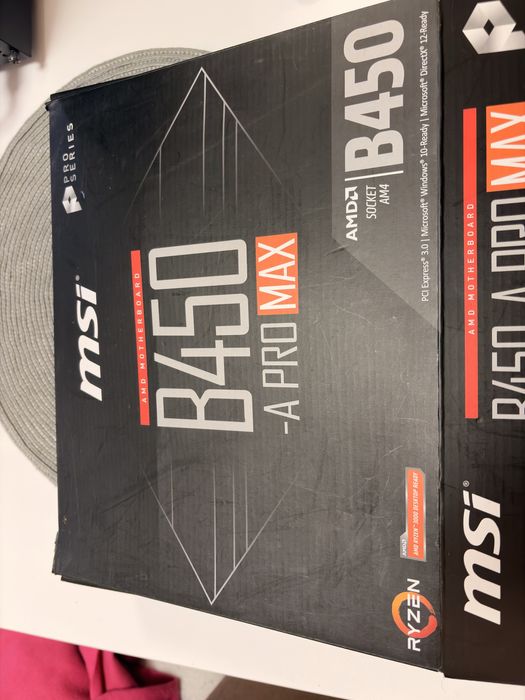 MSI B450-A PRO MAX + Ryzen 3 3200G + 120GB M.2 SSD