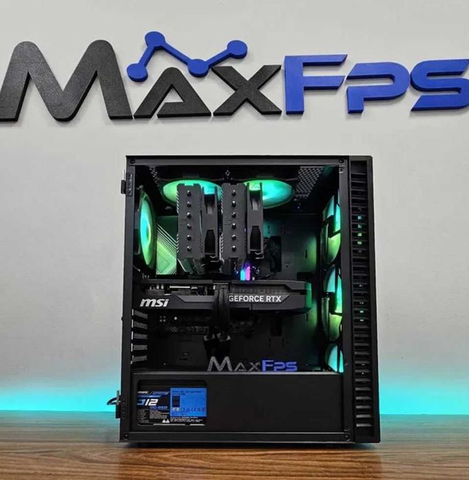 Компютър За Игри! RTX 5060, AMD Ryzen 5 5600, SSD 500GB, 16 RAM