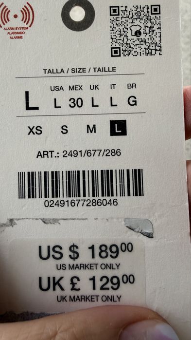 Блейзър тип рокля Zara. размер L