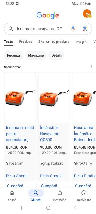 Incarcator Husqvarna QC 330 DEFECT