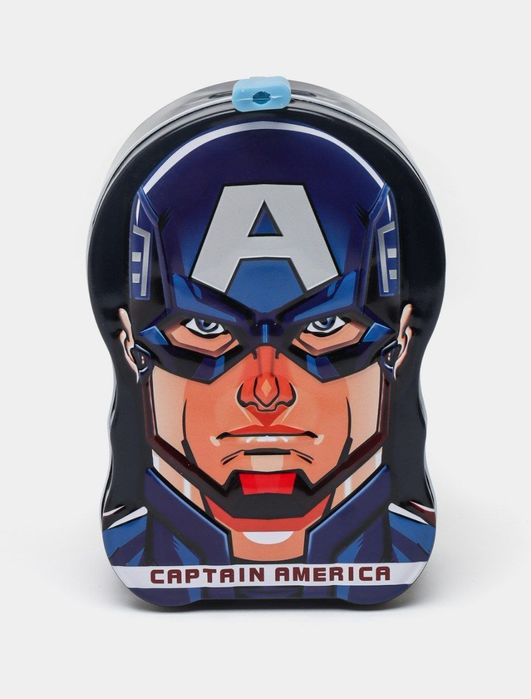 Копилка детская для монет металлическая