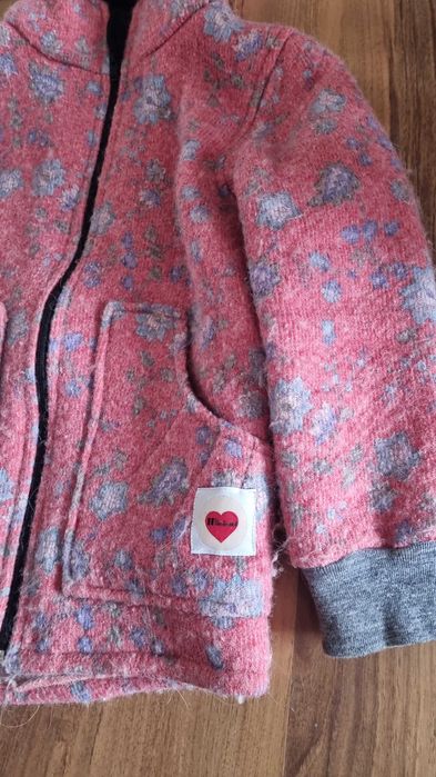 Jachetă din lână pentru fete