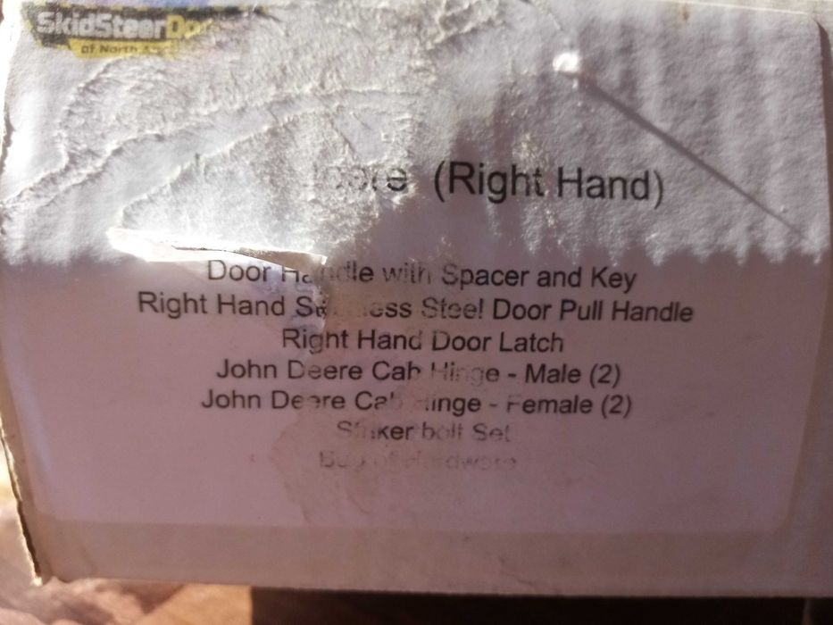 Ușă skid steer bobcat John Deere
