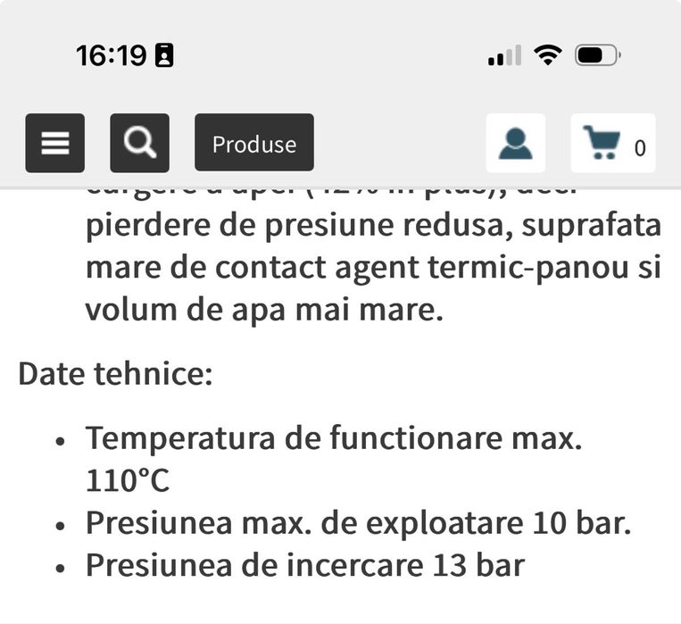Calorifer otel Copa Konveks  120cm