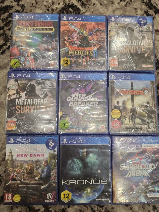 Новые диски для ps4 и Xbox one