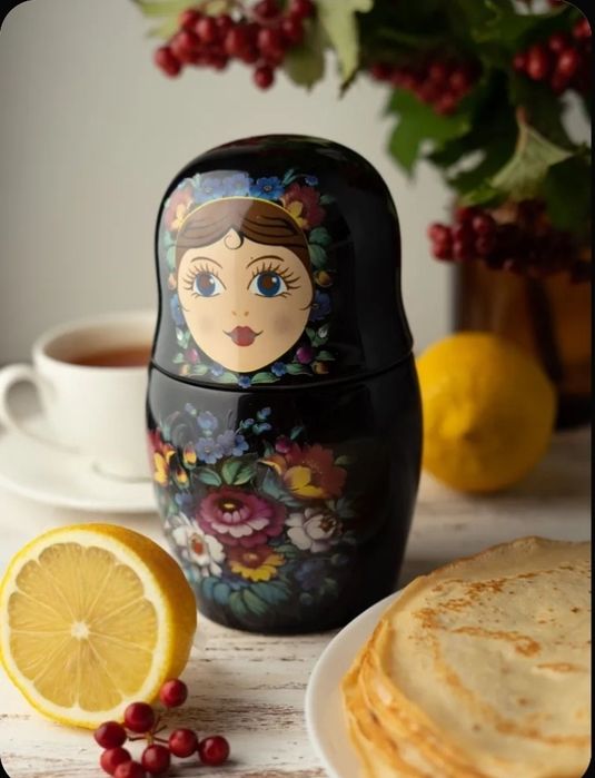 Чайницы коллекционные "Матрёшки". Новые