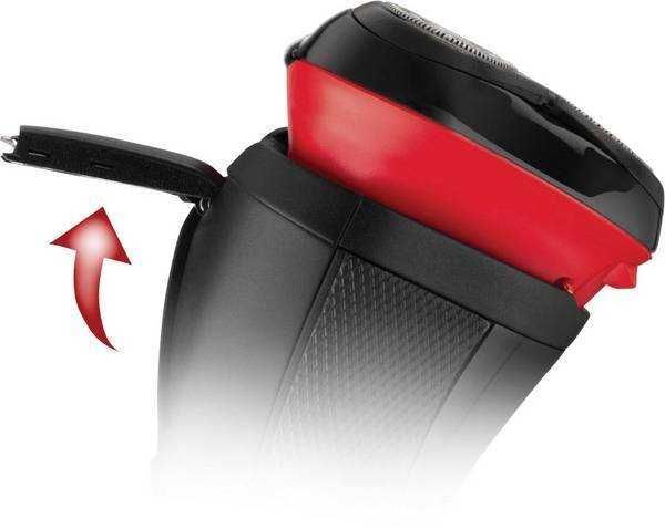 Самобръсначка Remington R3000, Черно / Червен