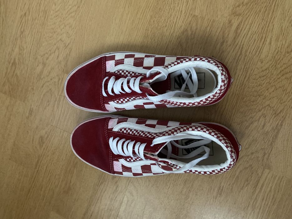 Vans черни и червени /100% Оригинални