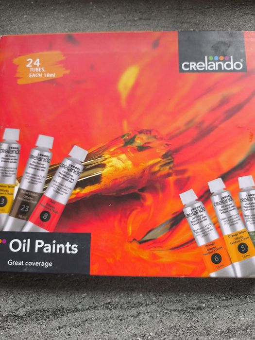 Водни и маслени бои Crelando.