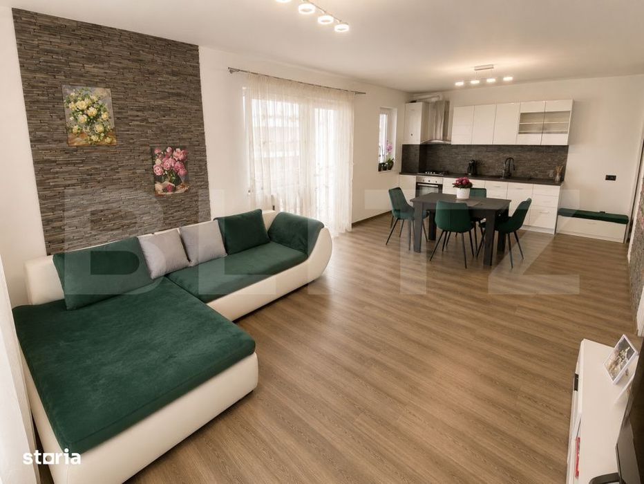 Apartament 2 camere, etaj intermediar, la cheie, balcon, zona Vivo — fotografia 1