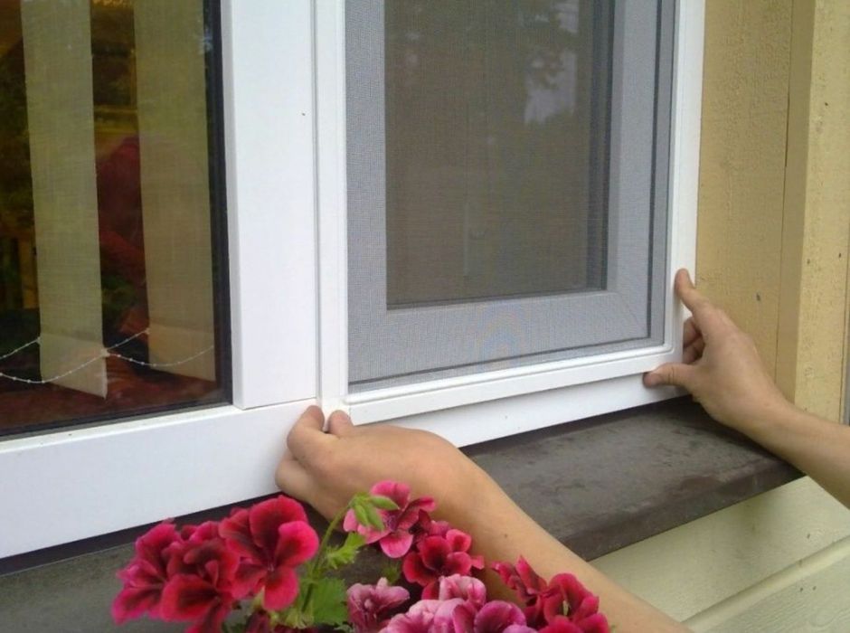 Москитные сетки. Установка