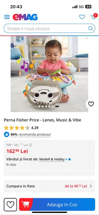 Perna bebelus muzicala