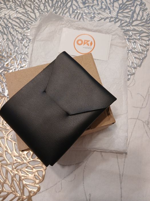 Кожен портфейл естествена кожа оригами